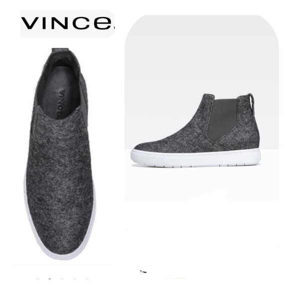Vince Shoes - 🎈Vince Gray Wool Ankle Boots, NWT, sz 8
